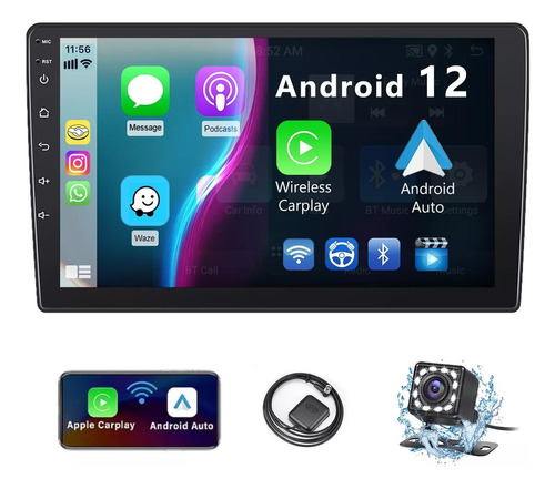 Autoestéreo 9 Pulgadas Android12 Carplay Wifi Gps Auto 4+32g