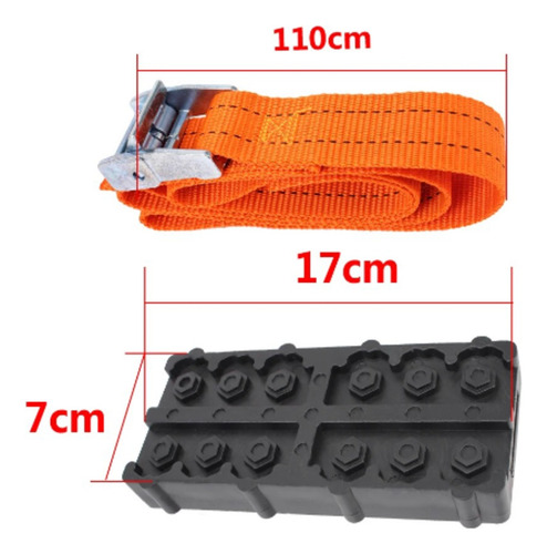 Bloques De Traccion 4x4 Para Neumaticos, Barro Arena, Nieve