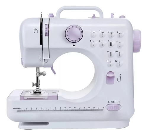 Mini Máquina De Coser Portátil Genérica Portable Color Blanc