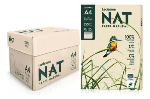 Resma Ledesma Nat - A4, 75 G/m2, 500 Hojas