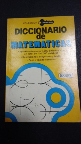 Diccionario De Matemáticas- Norma- Fx