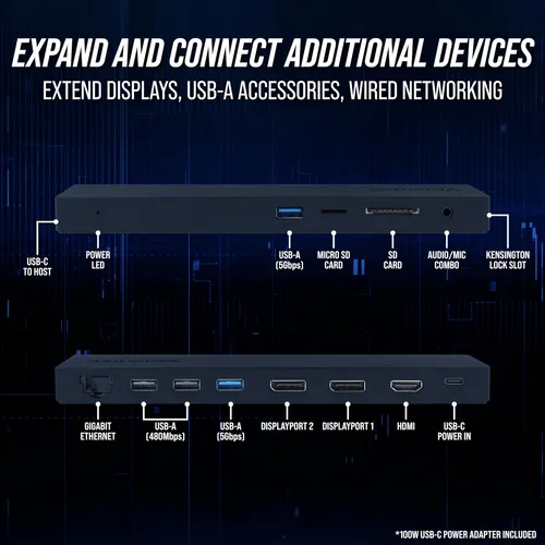 Estación De Acoplamiento Para Monitor Visiontek Vt2510 Usb-c