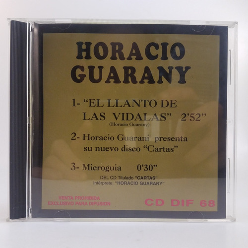 Horacio Guarany - El Llanto De Las Vidalas - Cd Single - Ex