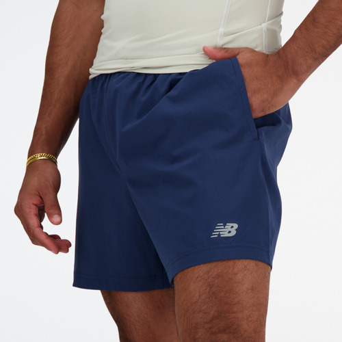 Shorts Running Hombre New Balance Ms41227nny Azul Marino