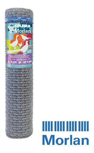 Imagem 2 de 6 de 2 Telas Galinheiro Galvanizada Fio 23 1,50 X 50mt 2 Rolos
