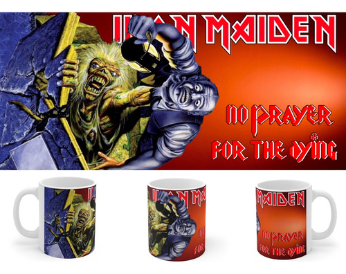 Rnm-0441b Taza Tazon Iron Maiden No Prayer For The Dying V.2