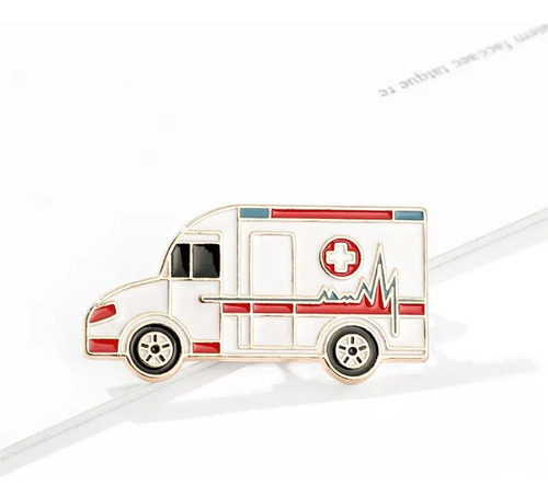 Pin De Solapa, Insignia, Ambulancia, Prendedor, Ropa,