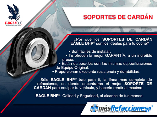 Soporte Cardan Ctral Bmw 320i L4 2.0l 11-18 Eagle