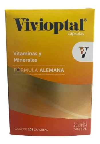 Suplemento Vitaminas Y Minerales Vivioptal 105 Cap Sabor N/a