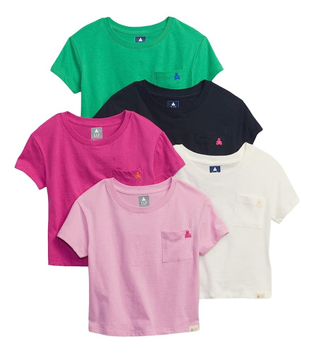 Gap Baby Girls Mix And Match Pocket T-shirt T Shirt, Multi, 