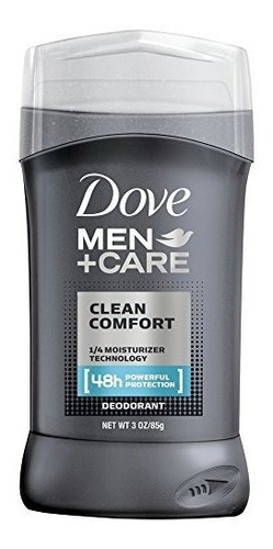 Dove Men + Care Desodorante En Barra, Clean Comfort (3 Oz Pa