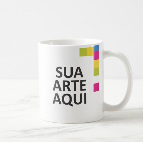 Caneca Porcelana Personalizada Logo Sua Arte