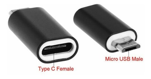 Adaptador Tipo C Hembra A Micro Usb Macho