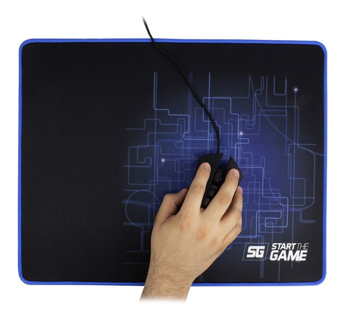Mousepad Gamer Vorago Mpg-200 Negro / Azul