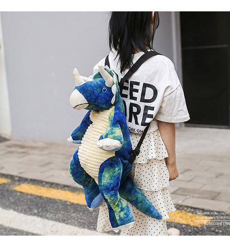 Mochila De Dinosaurio Con Forma 3d For Viajes, Escuelas Y C