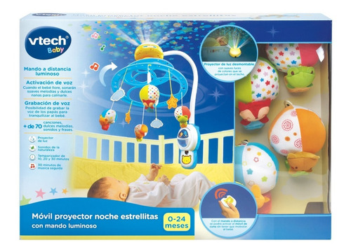 Móvil Proyector Noche Estrellitas Bebé Juguete Vtech