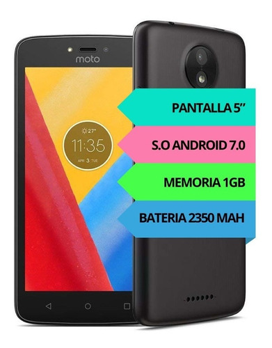 Celular Motorola Moto C 4g 8gb Android 7 Gtia Oficial Full 6