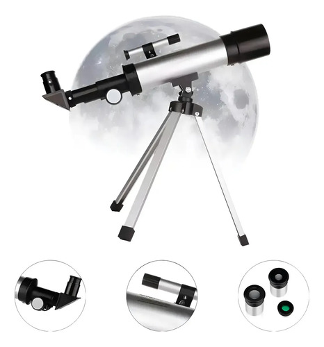 Telescópio Refrator SZR F36050 com Aproximação até 90x e Tripé