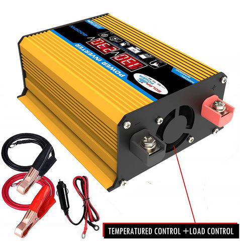 Digital Inteligente Para Coche De 12v A 220v 4000w Inversor Digital Inteligente Para Coche De 12v A 220v 4000w Inversor