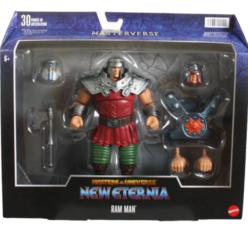 Figura De Acción  Ram Man Ariete De Mattel New Eternia Masterverse