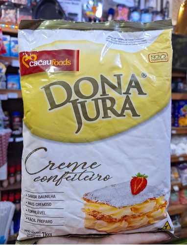 Crema Pastelera En Polvo 1kg Dona Jura