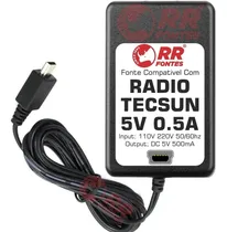 Comprar Fonte Carregador 5v Radio Tecsun Pl-380 Pl380 Am Fm Lw Sw