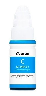 Tinta Para Impresora Canon Gi 190 Cyan G2010 2110 2800 3100