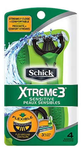 Schick Xtreme 3 Hombres Sensibles (pack D