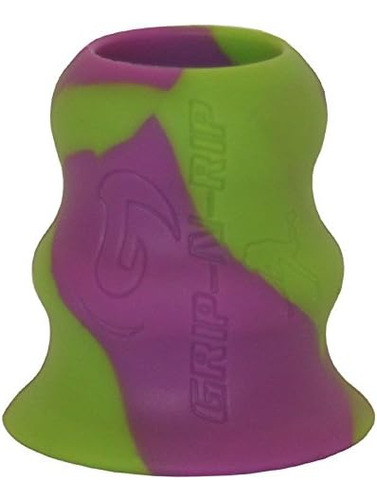 Grip-n-rip Bate De Agarre  Color Morado Y Verde