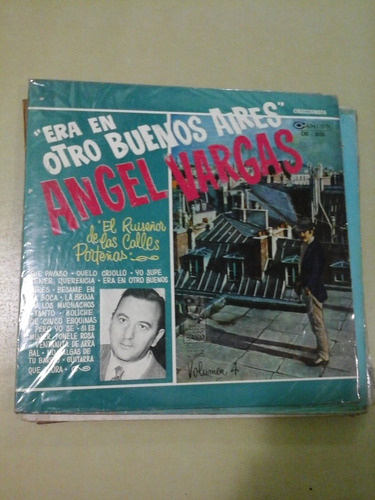 Vinilo 3108 - Angel Vargas El Ruiseñor De Calles Porteñas