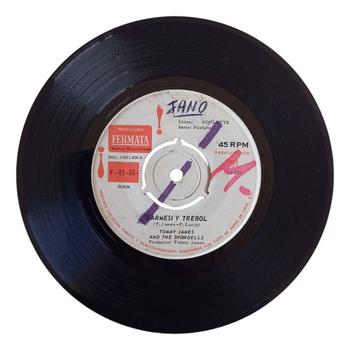 Vinilo Single De Tommy James And The Shondells ( H118 (Usado)