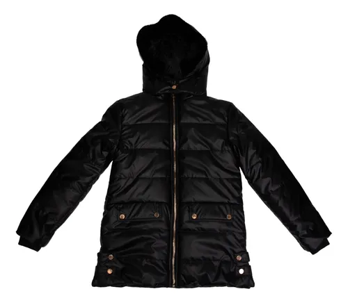 Parka Niña Negro Pillin (tvb814-25neg )