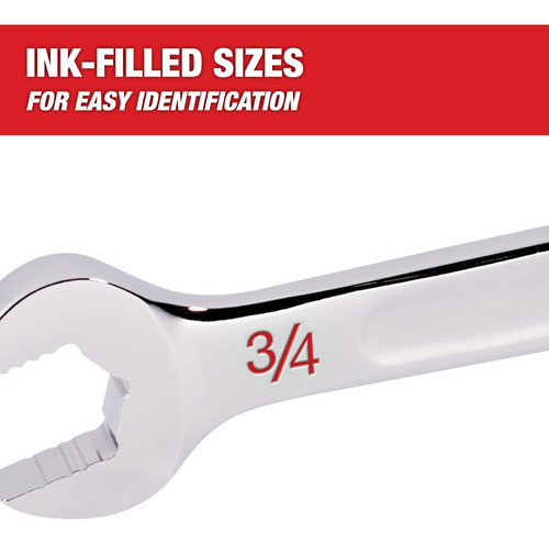 Kit De 15 Llaves Combinadas Estándar Milwaukee 48229416