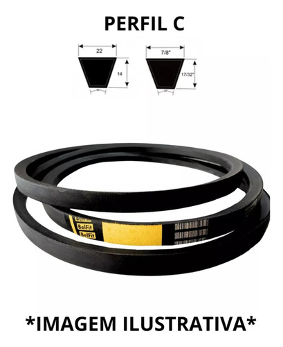 Correia Em V Perfil C-46 (1168,4mm) Belfit