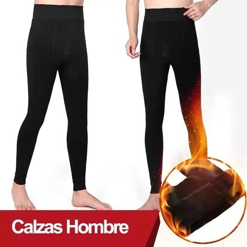 Calza De Polar Para Hombre Invierno Elástico Y Elegan