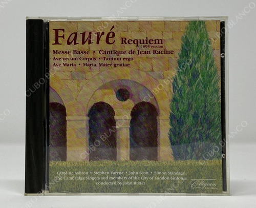 Fauré - Requiem 1893 Version And Other Choral Music Cd 1988
