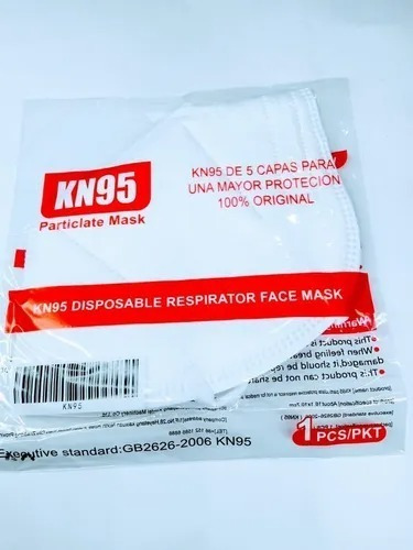 Kn95 Certificado 5capas Cubrebocas Perfil Delgado 100 Piezas