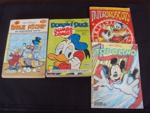 Lote De Historietas Disney Comics - 4 Ejs