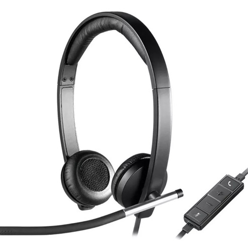 Auriculares Logitech H650 Stereo Headset Negro (Usado)
