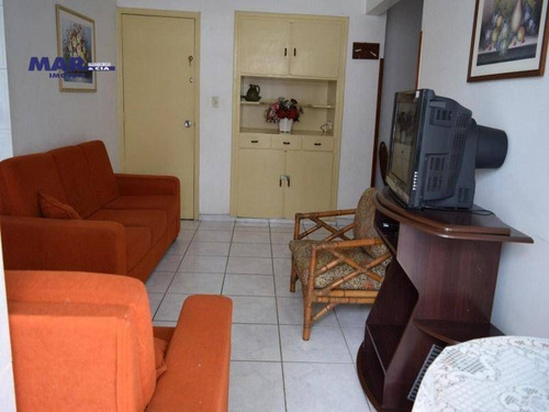 Imagem 1 de 9 de Apartamento À Venda No Guarujá, Próximo Da Praia, Sacada, 01 Vaga De Garagem. - Ap8093