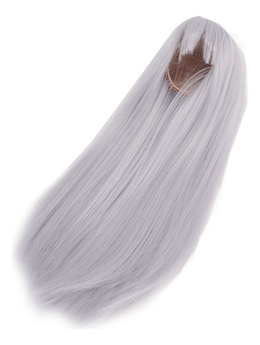 Peluca De Muñeca De Pelo Largo Y Liso De 1/4 Para 7 A 8 PuLG