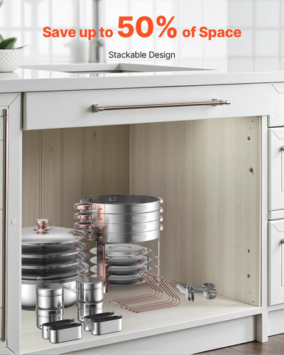 Juego De Platos Para Buffet, De Acero Inoxidable, Vevor, 5 L