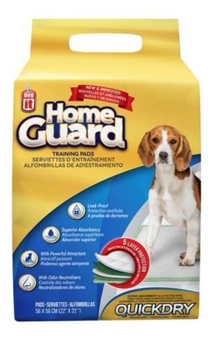 Paños Absorbente Mascotas Home Guard Quickdry X 100 Un