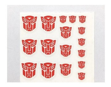 Set 5 Transformers Dinobots - Black Mamba Pvc + Adhesivos