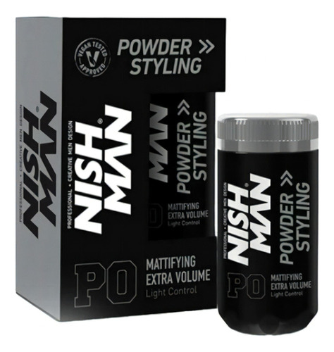 Nishman Polvo Texturizador P0 Extra Volumen Matte 20 Gr en cera en polvo Nishman Powder Styling