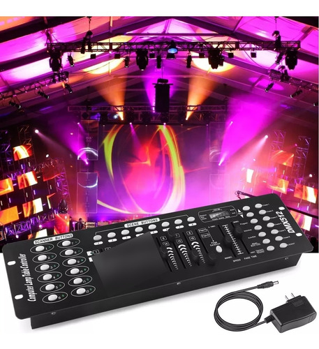 Controlador Dmx 192 Canales Luces Dj Consola 512 Línea 1m