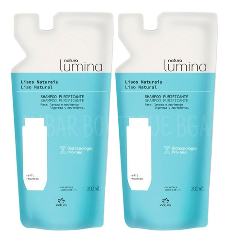 Repuesto Shampoo Lumina Liso 