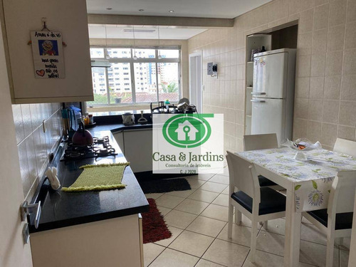 Imagem 16 de 20 de Embaré - Apto. 3 Dormitorios (suite) + Dep. Empregada - Garagem Demarcada - Santos - Ap7014