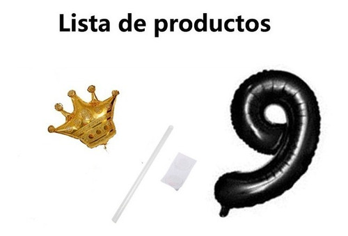 Globos Gigantes Metalizados C/forma De Números C/corona 82cm