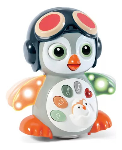 A Lámparas Eléctricas Universales Y Música Bailan Pingüinos